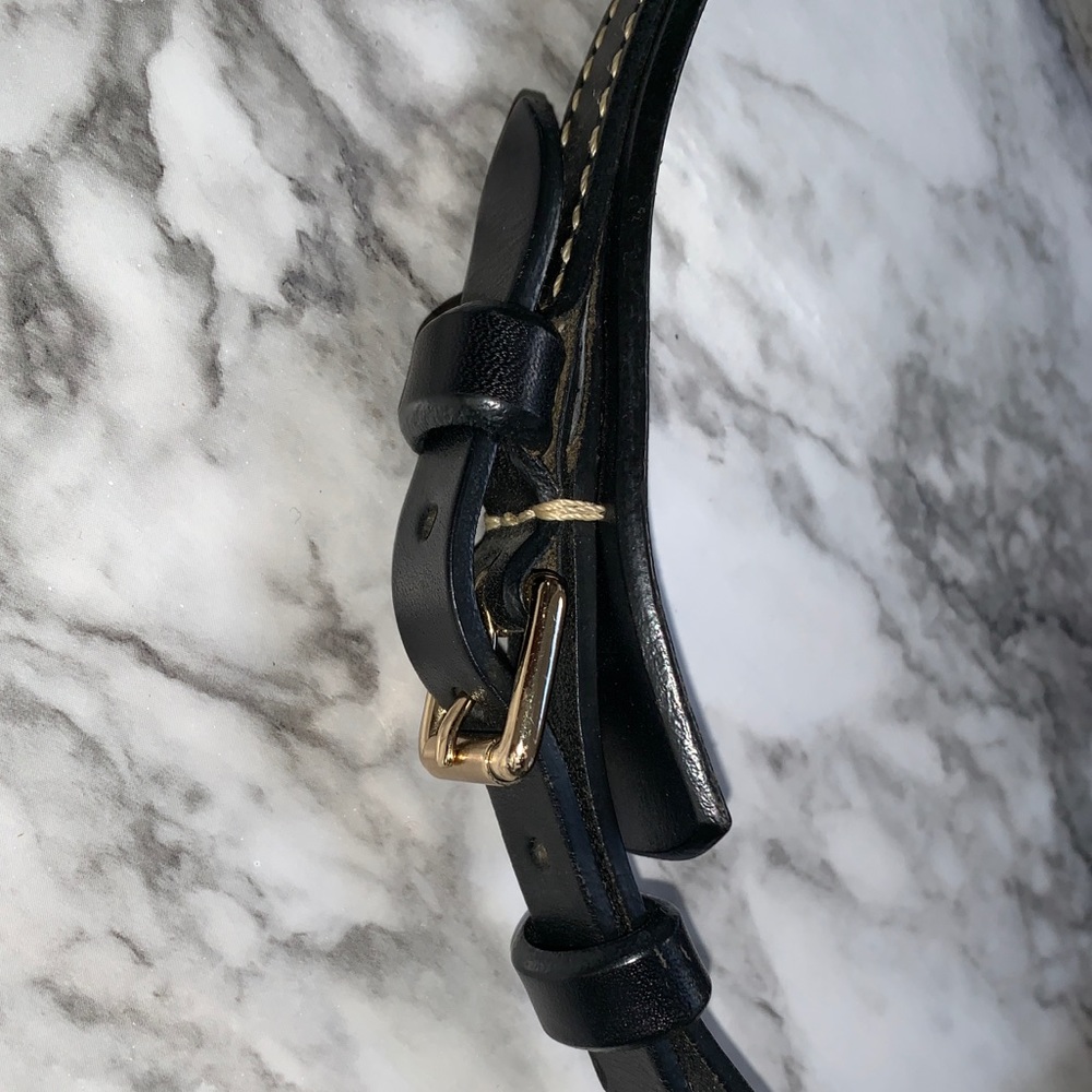 Dooney & Bourke black multicolor rainbow zip purse - Picture 4 of 5